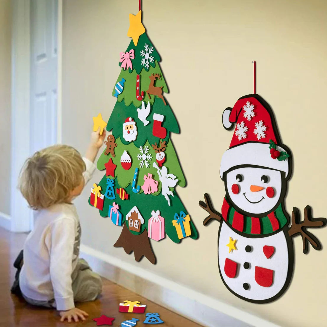 Montessori Christmas™- Christmas Tree🎄 and Snowman⛄️