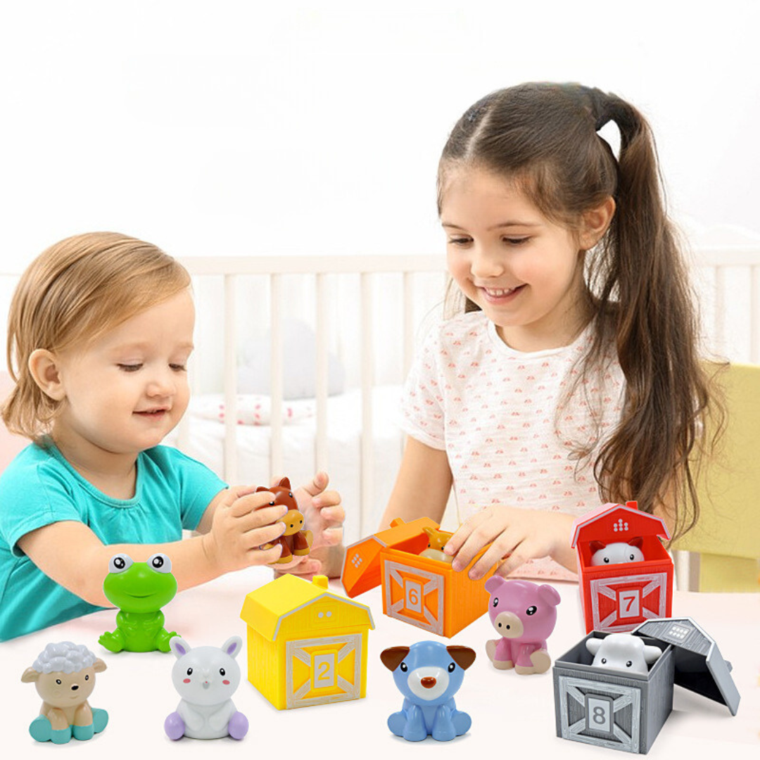 KiddyFarm - Montessori Inspired Farm Animal Learning Toys