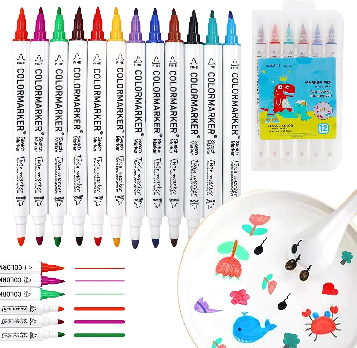 Floating Art Pen - Water Painting Set (+ Free Ceramic Spoon)