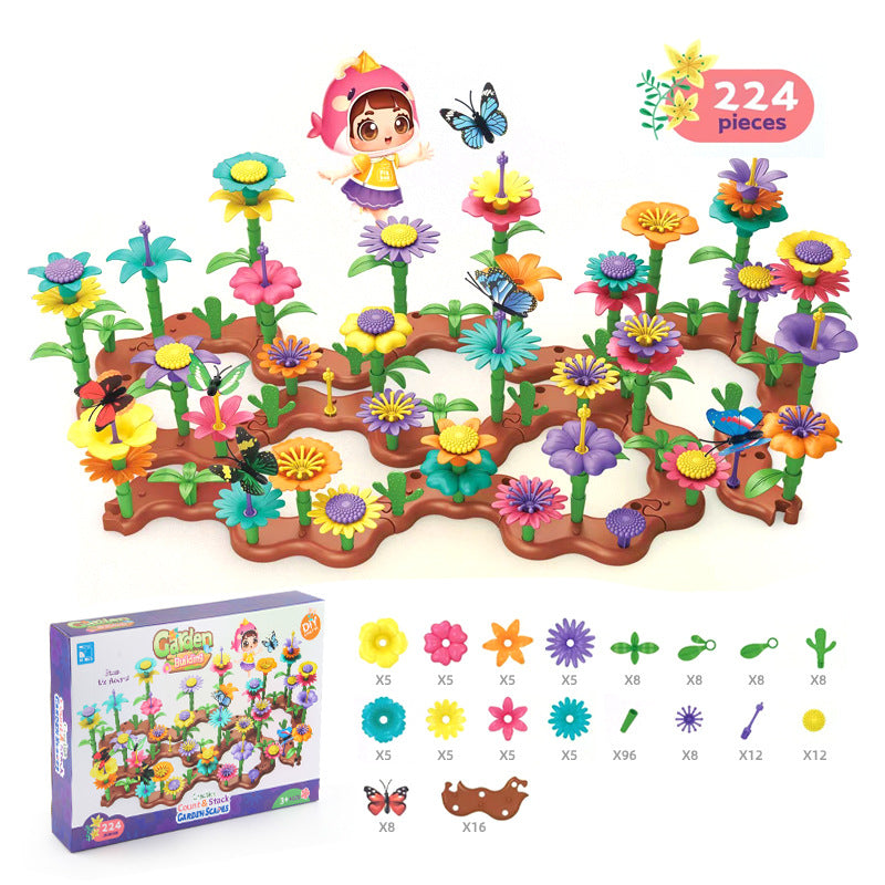 Flower Building Blocks Set