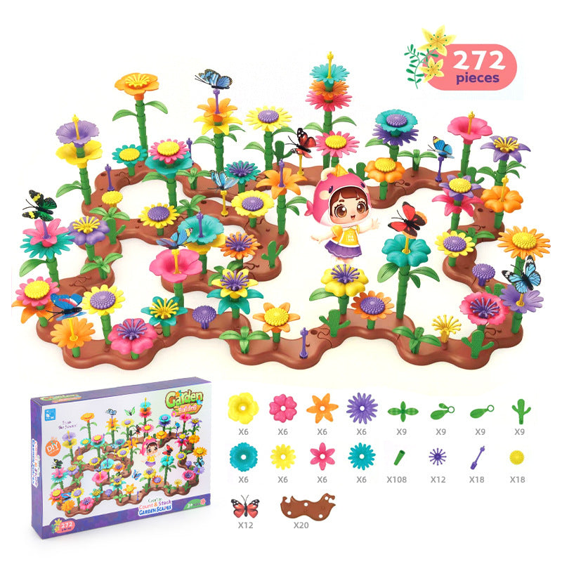 Flower Building Blocks Set