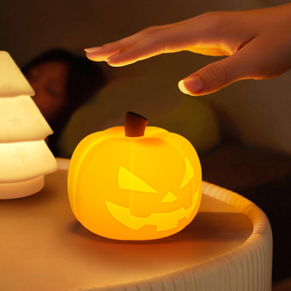 Halloween Ghost LED Squishy Tap Tap Night Light Lamp