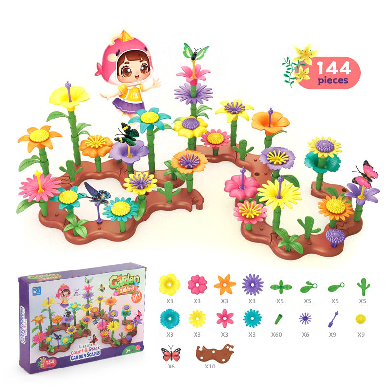 Flower Building Blocks Set