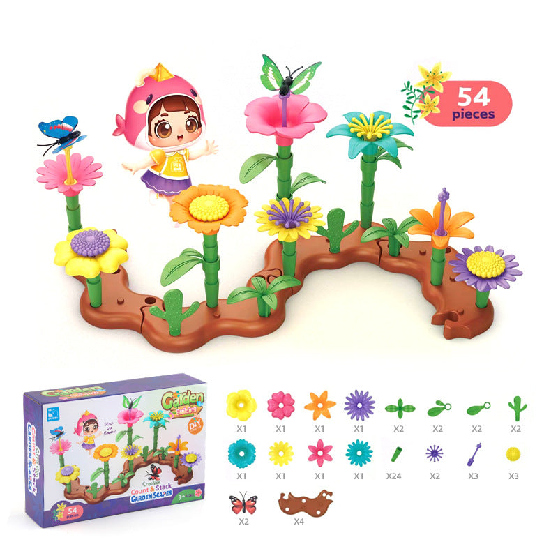 Flower Building Blocks Set