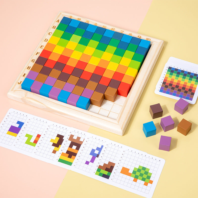 Montessori Colours and Numbers Learning Blocks