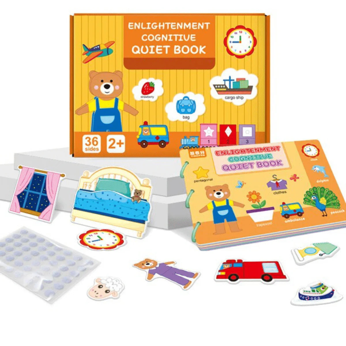 Cognitive Development Activity Book - Interactive Felt Book