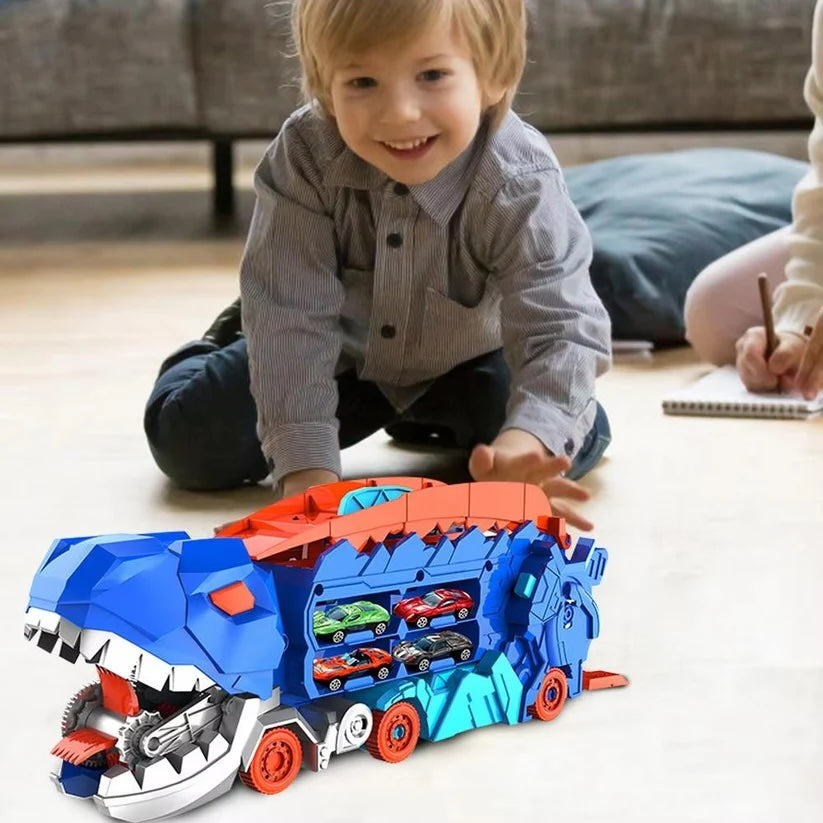 Transport Dinosaur Truck with Foldable Sliding