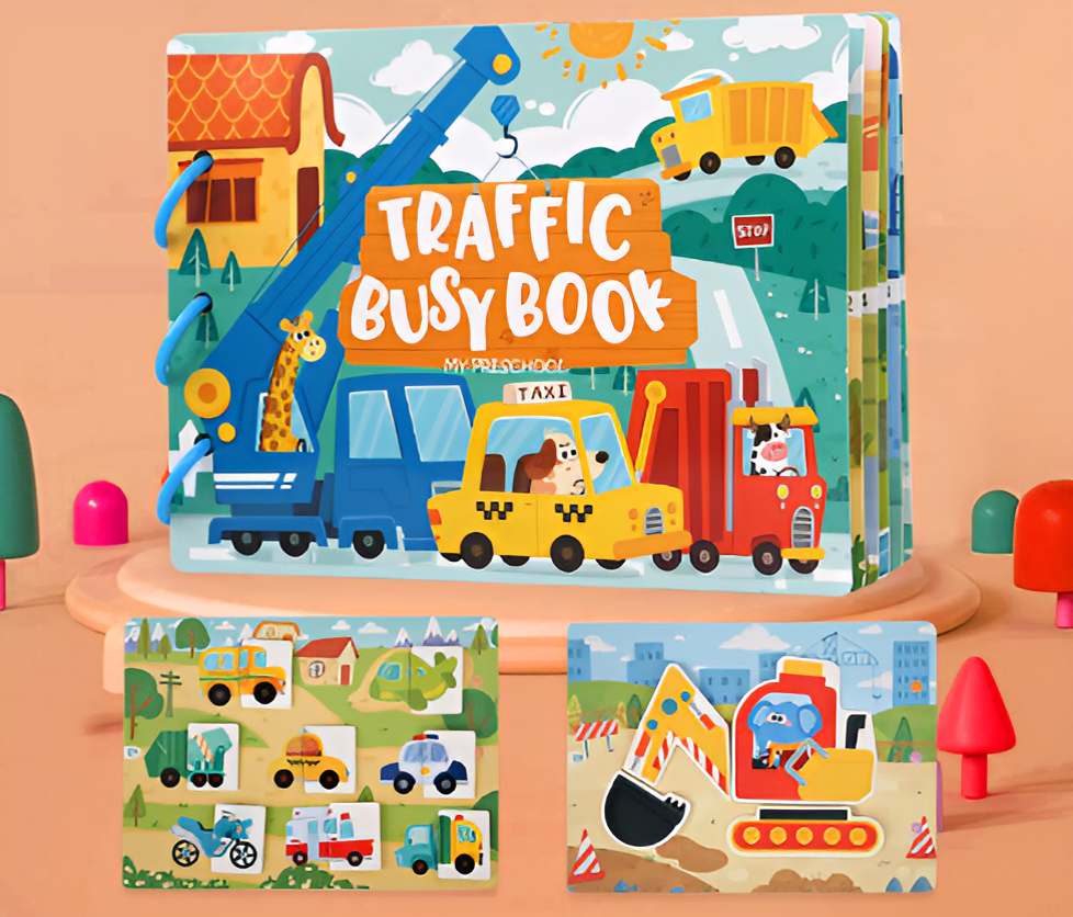 Montessori Busy Sticker Book