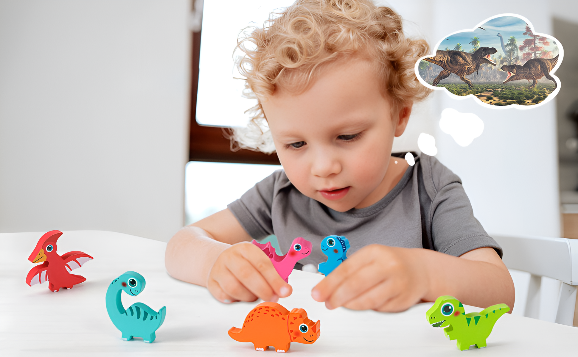 Montessori Egg Match Dino Puzzle