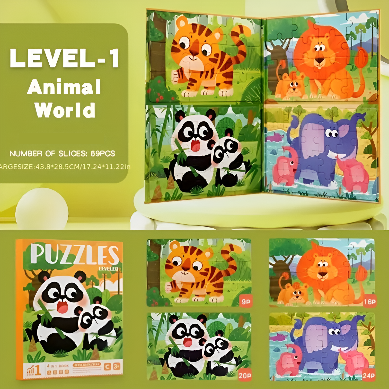 Montessori Puzzle Book