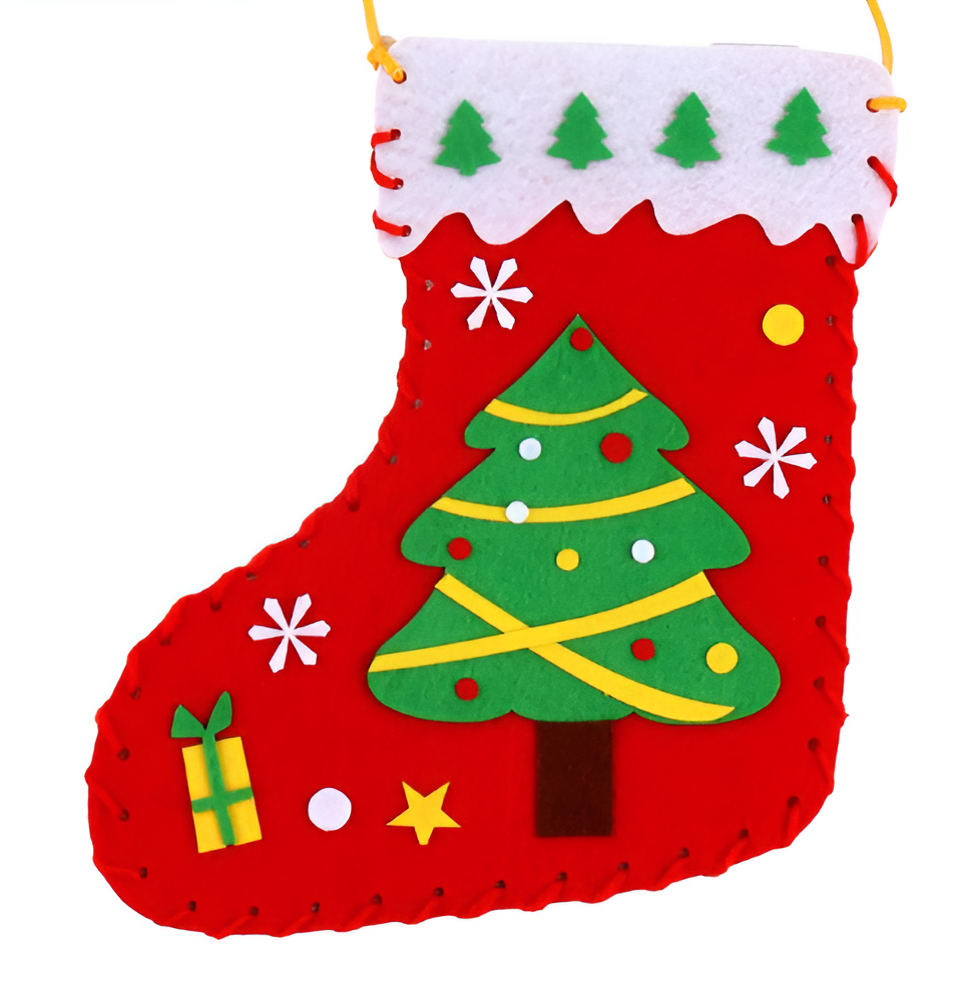 DIY Christmas Stockings (4-Pack)