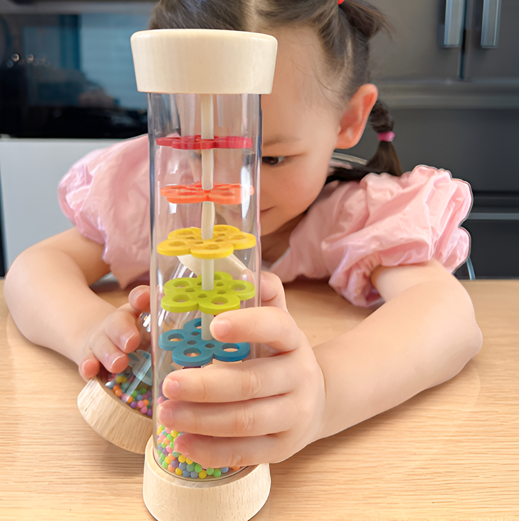 Montessori Wooden Toddler Rattle