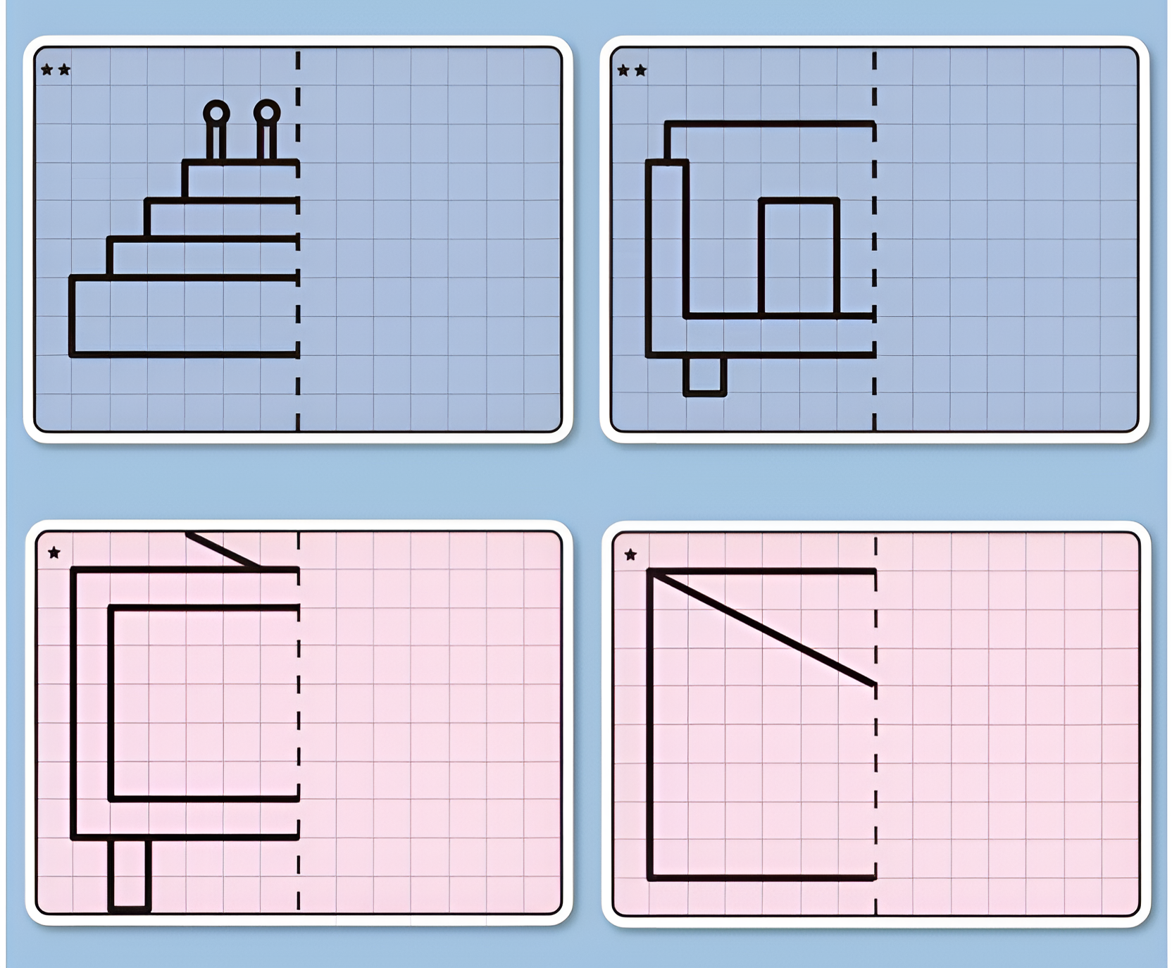 Montessori Symmetrical Drawing Cards