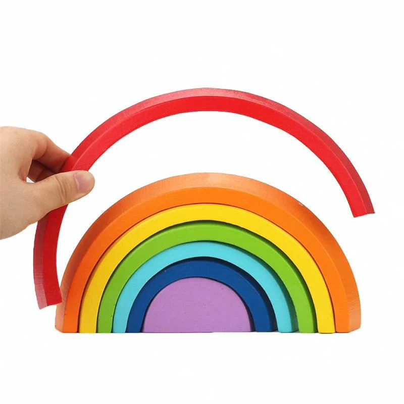 NatureBlocks | Montessori Wooden Rainbow