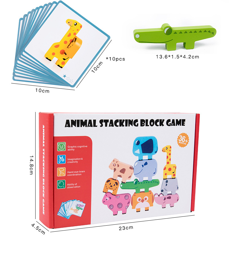 Montessori Animal Stacking Toy