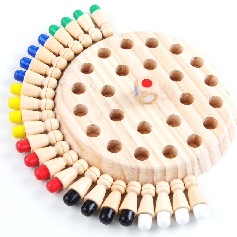 Educational Wooden Memory Chess Game