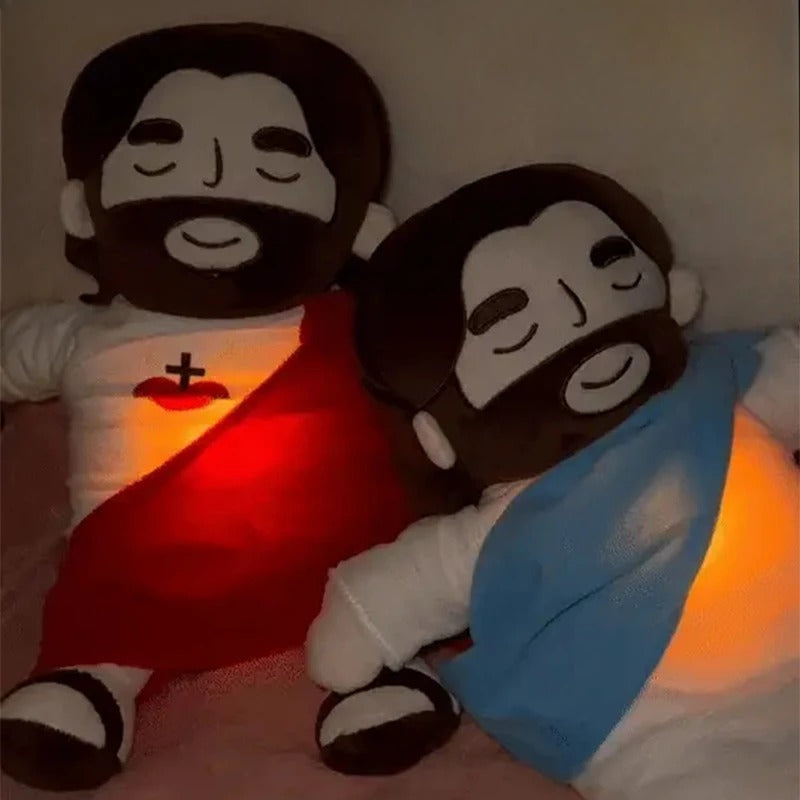 Soothing plush Jesus Christ