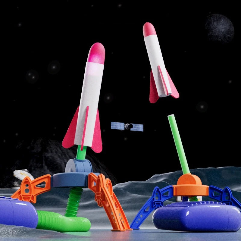 Children's foam rocket launcher