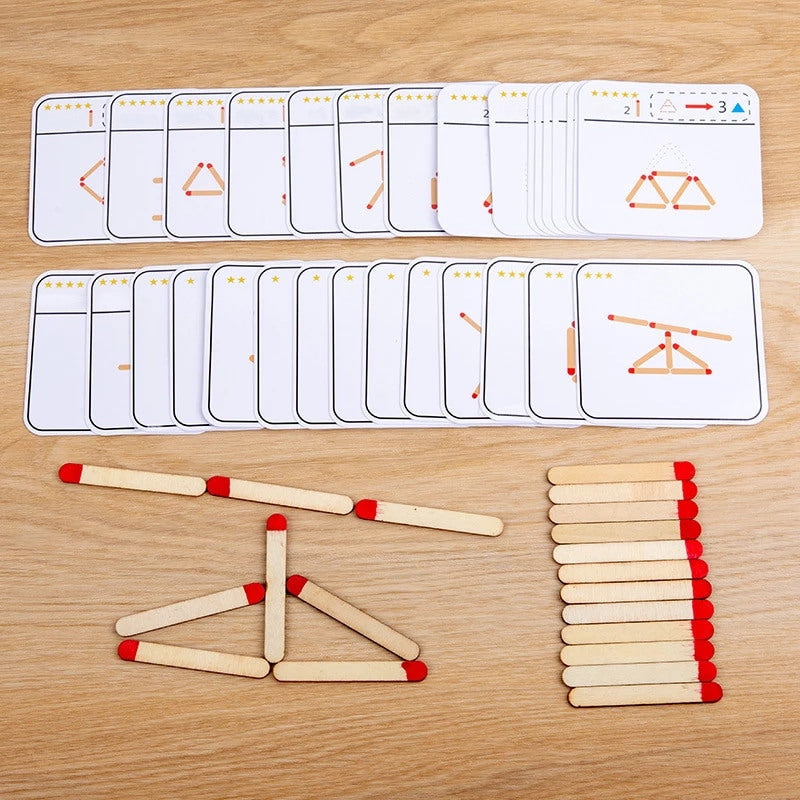 Montessori GeoSticks™- Replicates The Form