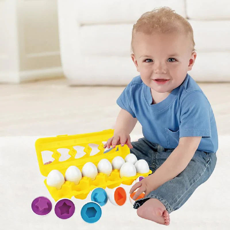 ShapeMatch Egg Carton – Educational Shape Sorting Toy