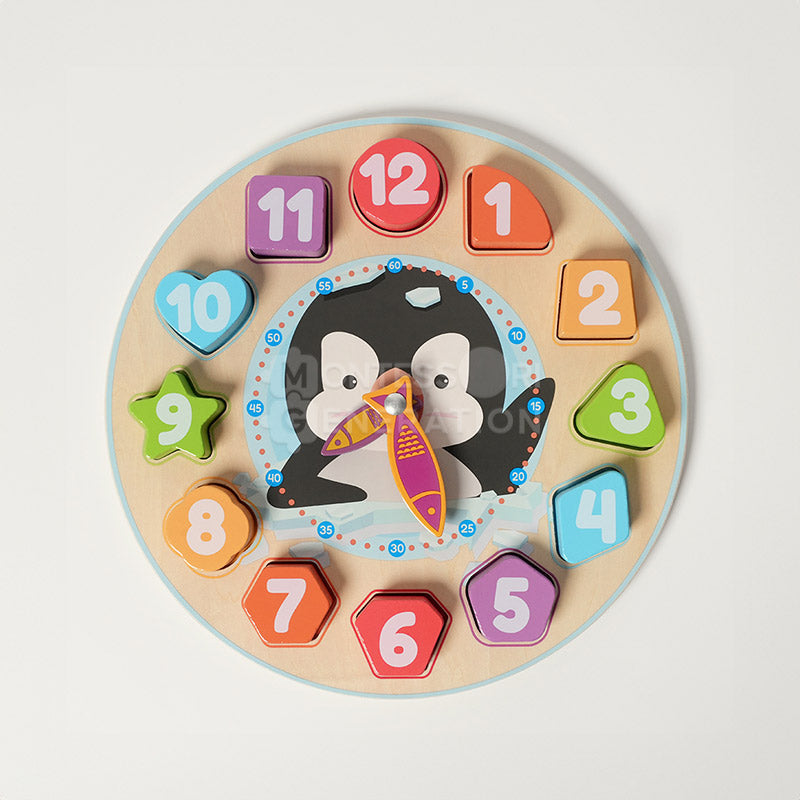 Montessori Penguin's Clock