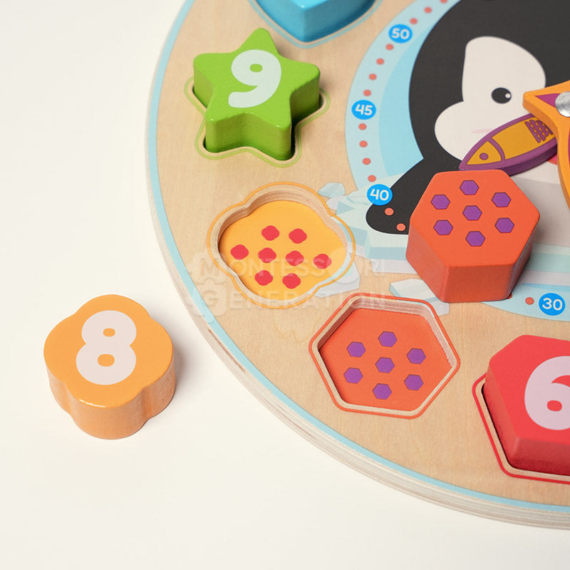 Montessori Penguin's Clock