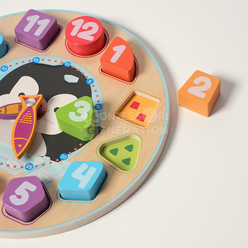 Montessori Penguin's Clock