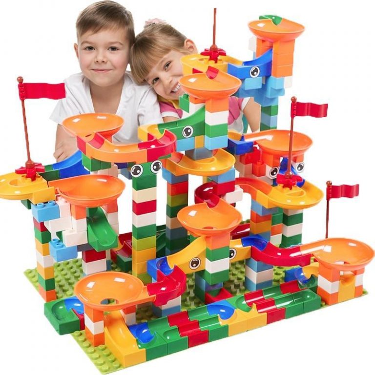 Marble Run Track Building Blocks Kit