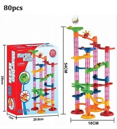 Building Block Marble Run Columns Playset