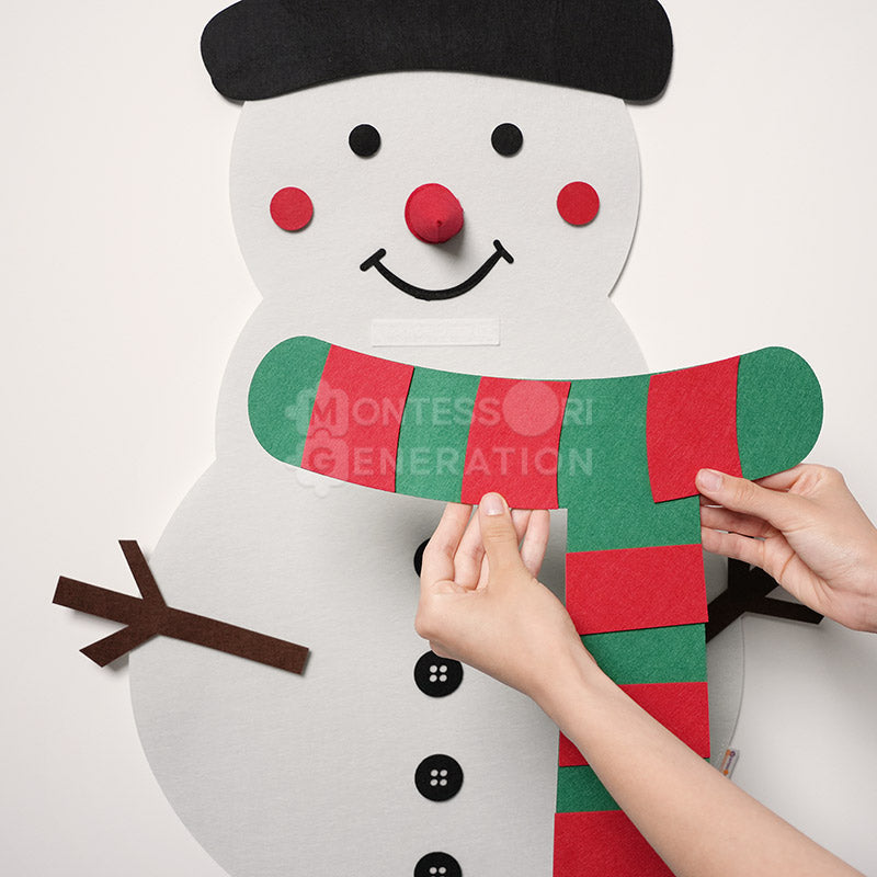 Montessori Snowman