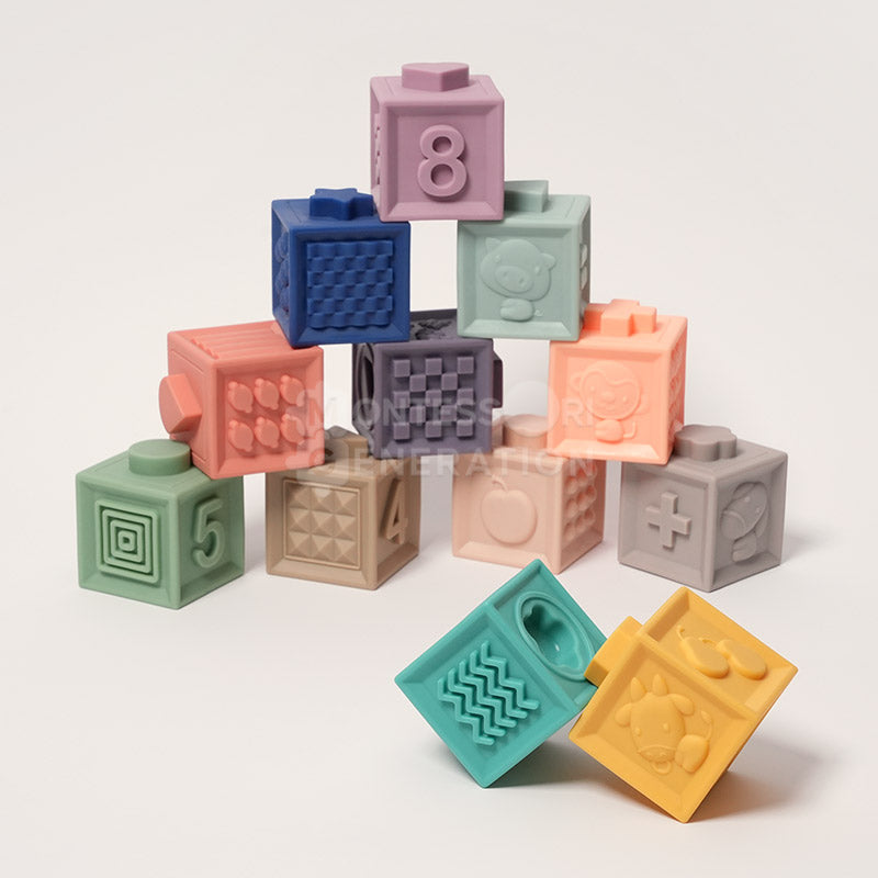 Montessori Squeaky Block Set