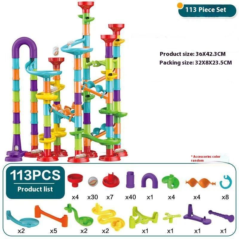 Column Marble Run Pipeline Set