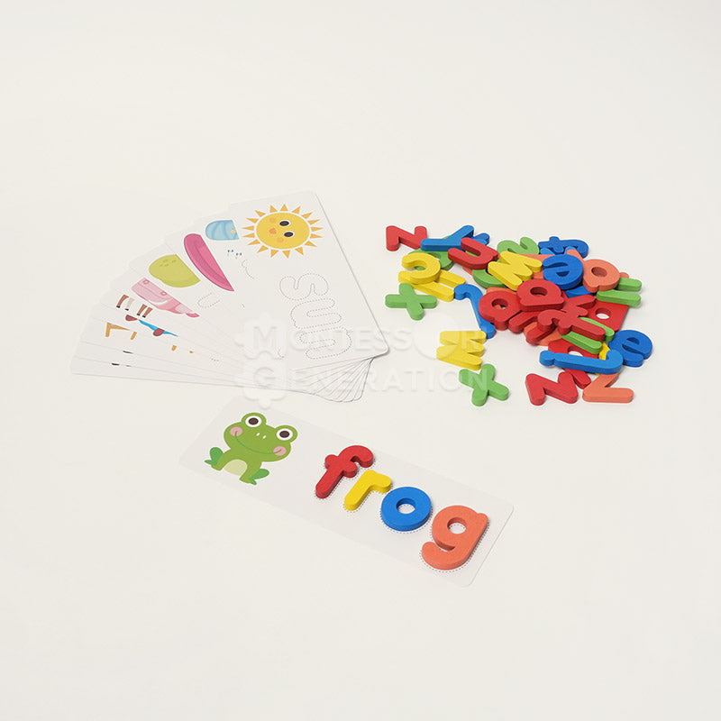 Montessori Wooden Spelling Game