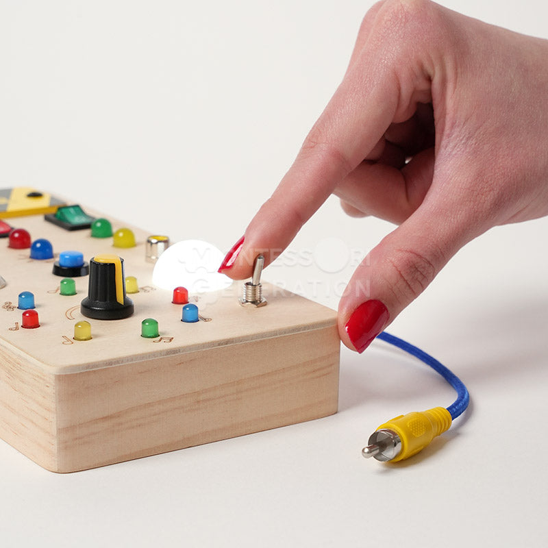 Montessori Wooden Switch Board