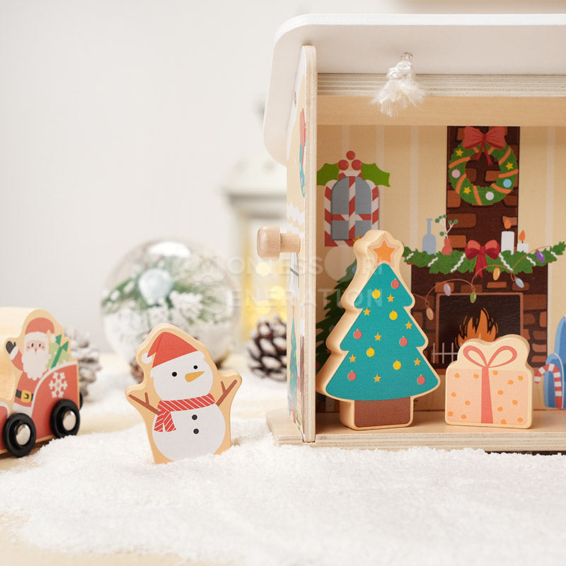 Montessori Xmas Dollhouse