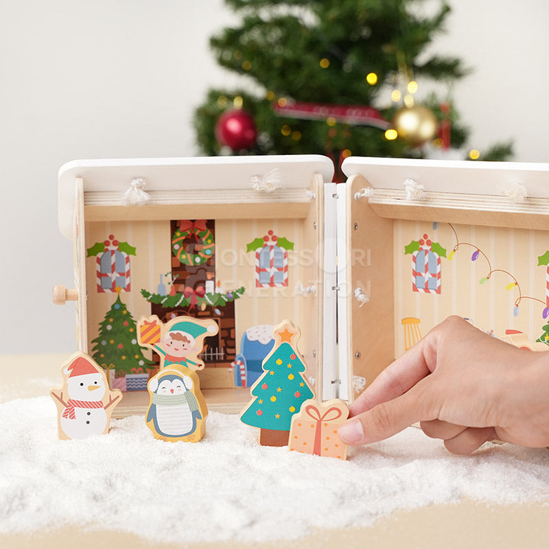 Montessori Xmas Dollhouse