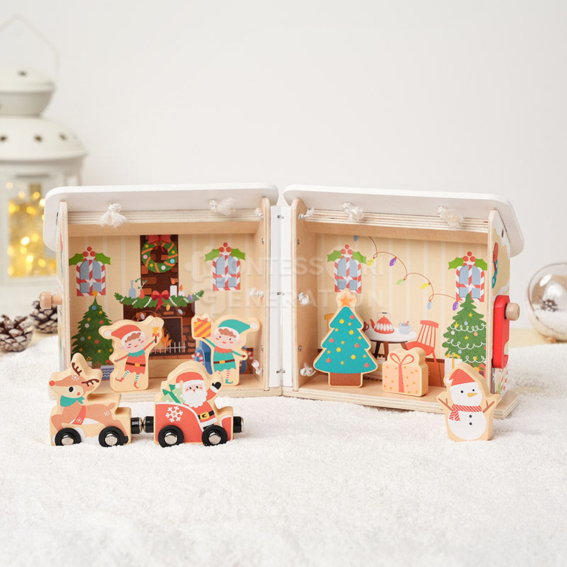 Montessori Xmas Dollhouse